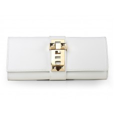 Hermes Medor Clutch Alb