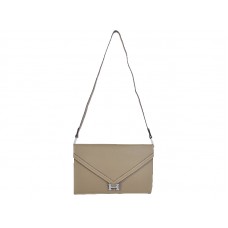 Geantă Hermes Pilot Envelope Clutch gri cu accesorii argintii