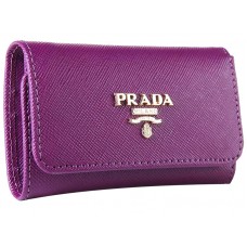 Prada Suport pentru 6 chei Saffiano Mov