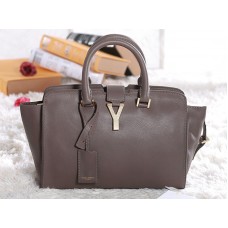 Yves Saint Laurent Cabas Chyc Original Piele Geanta Kaki