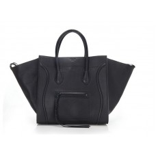 Geantă Celine Luggage Phantom Square Tote Bag Neagră