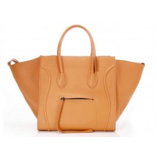 Geantă Celine Luggage Phantom Square Tote Bag Camel