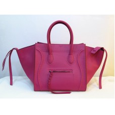 Geantă Celine Luggage Phantom Square Tote Bag Fuchsia