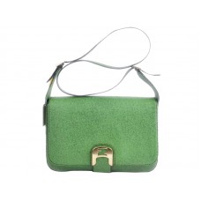 Geantă de umăr Fendi Chameleon verde
