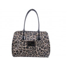 Geantă Fendi Mia Leopard cu mâner superior