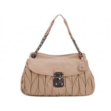 Geantă de umăr Miu Miu Matelasse roz