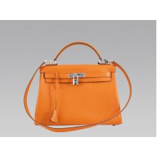 Geantă Hermes Kelly 32cm Togo Leather Portocalie