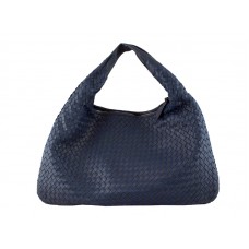 Bottega Veneta Abanos Intrecciato Nappa Belly Veneta Albastru