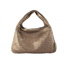 Bottega Veneta Abanos Intrecciato Nappa Burta Veneta Bronz