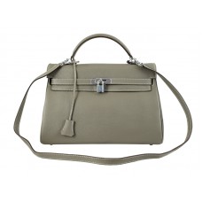 Geantă Hermes Kelly 32cm Togo Leather Clemence Grey