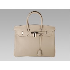 Geantă Hermes Birkin 35cm Togo din piele crem