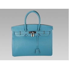 Geantă Hermes Birkin 35cm Togo Leather Albastră