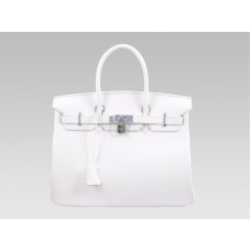 Geantă Hermes Birkin 35cm Togo Clemence White