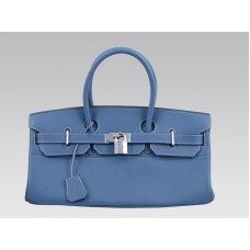 Geantă Hermes Birkin JPG 42cm Togo Leather Albastră