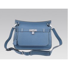 Geanta Hermes Jypsiere 34 Clemence Bleu Marine
