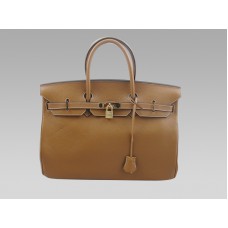 Geantă Hermes Birkin 40 Togo din piele maro deschis