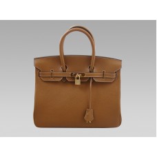 Geantă Hermes Birkin 30 Togo din piele maro deschis