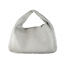 Bottega Veneta Abanos Intrecciato Nappa Belly Veneta Alb