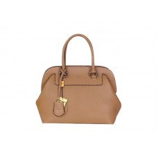 Geantă de mână Fendi Original Leather Selleria Adele medie, culoare camel