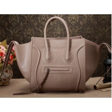 Geantă Celine Luggage Phantom Square Tote Bag Epsom Leather Sand