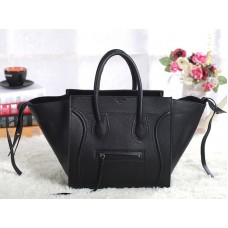 Geantă Celine Luggage Phantom Square Tote Bag Togo Leather Black