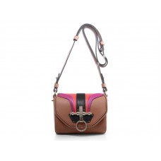 Geantă mică crossbody Givenchy Obsidian, maro deschis