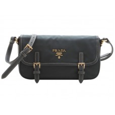 Geantă Messenger Crossbody Prada Tessuto Bandoliera Albastru