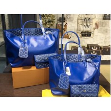 Geanta Goyard Anjou Reversibilă Mm Albastru