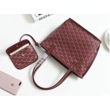 Geanta Goyard Anjou Reversibilă Mini Burgundy
