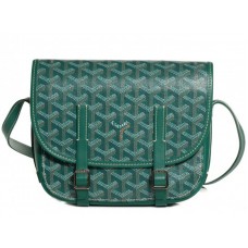 Geantă de mână Goyard Chevron Belvedere Pm verde