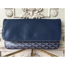 Clutch Goyard Goyardine Sainte Marie Moale Albastru Inchis