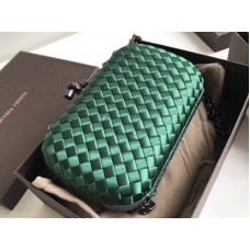Clutch Bottega Veneta Nod În Verde Boucher Intreccio