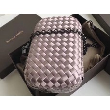 Clutch Bottega Veneta Knot În Violet Deschis Boucher Intreccio