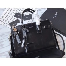 Ghiozdan Saint Laurent Sac De Jour Clafskin Satchel Negru