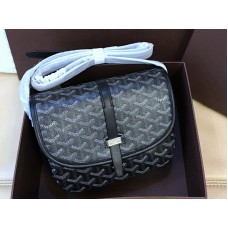 Geanta Goyard Goyardine Chevron Messenger Negru