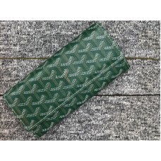 Portofel lung Goyard Varenne Chevron Verde
