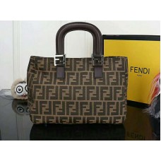 Geantă tote din material textil Fendi cu accesorii argintii ff06-A