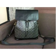 Rucsac Alpin Goyard Goyardine din piele de vițel negru