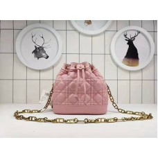 Geantă Dior Mini Miss Dior din piele de miel, roz