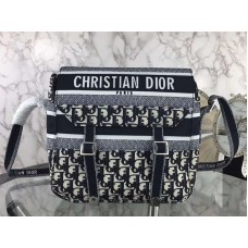 Geantă Dior Oblique Diorcamp Messenger Neagră