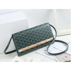 Geantă de mână Goyard Monte Carlo cu curea, verde PM