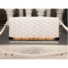 Geantă de mână Goyard Monte Carlo cu curea, alb PM