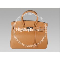 Geantă Hermes Birkin 35cm Togo Leather Maro Auriu