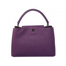 Geantă Louis Vuitton Capucines, culoare violet