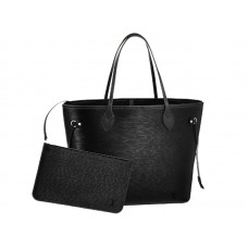 Geantă Louis Vuitton Epi Leather Neverfull Mm Neagră