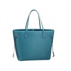 Geantă Louis Vuitton Epi Leather Neverfull MM Albastră