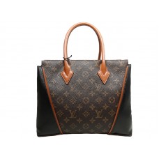 Geantă Louis Vuitton W Monogram & Leather Pm Black