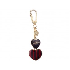 Suport chei Louis Vuitton Heart Stripes negru