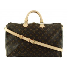 Geantă Louis Vuitton Monogram Speedy 40 cu curea de umăr
