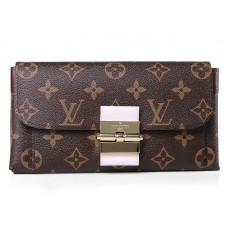 Portofel Louis Vuitton Monogram Elysee, culoare vișinie
